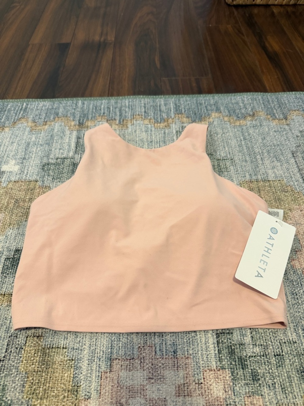 Athleta Blush Pink Cropped Tank
